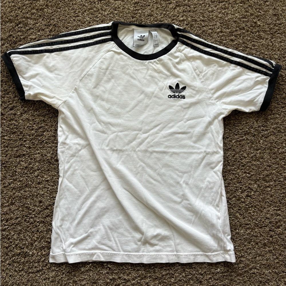 Adidas Adicolor Classics Three Stripes Tee- Size Small